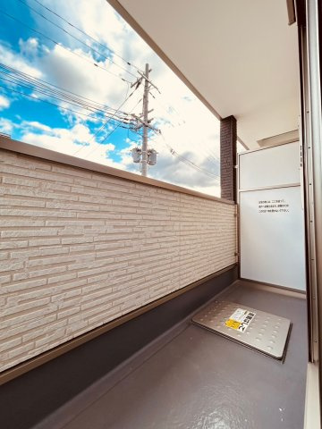 ジーメゾン明石林崎のバルコニー