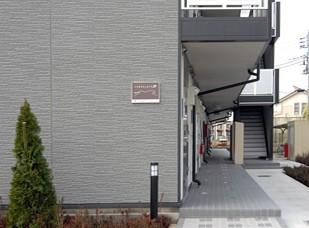 レオパレスＲｉｖｅｒＬａｎｄのエントランス