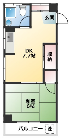 越川ビルの間取り