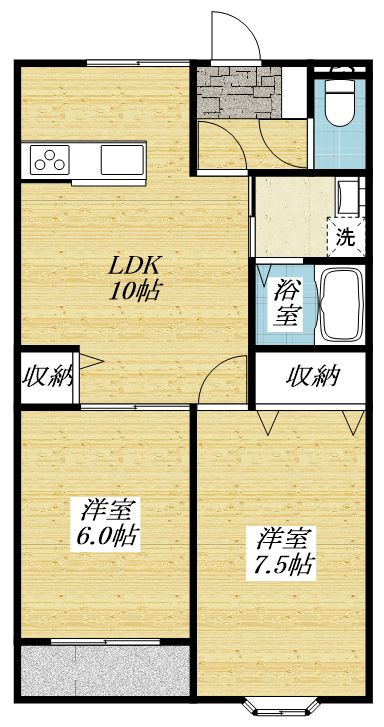 サンブリッジNTの間取り