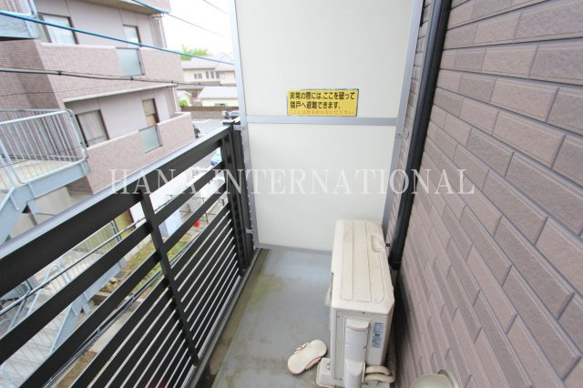 クレイノビュートップ相原のバルコニー