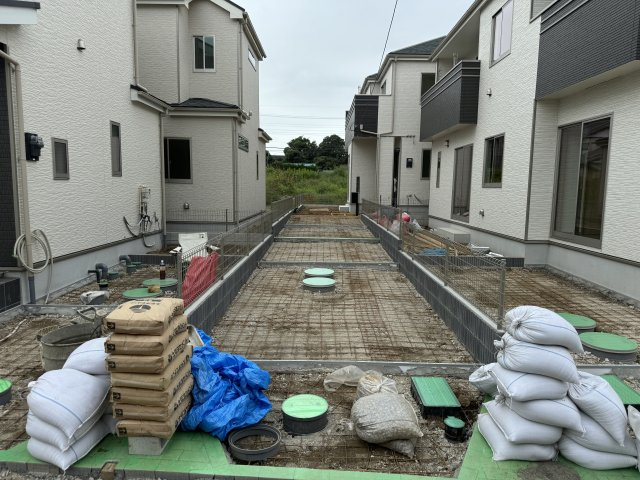 流山市南新築戸建（初石Ⅳ）の駐車場|C号棟駐車スペース・縦列２台駐車可