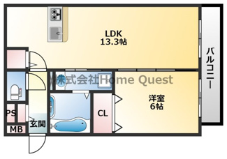 【間取り】 | ウォーム八尾木