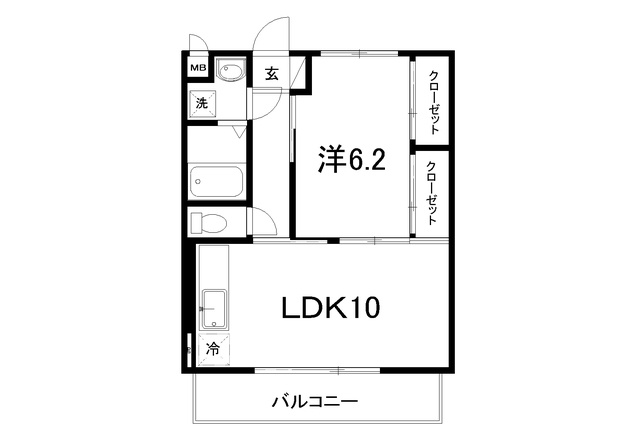 マリベール天龍の間取り