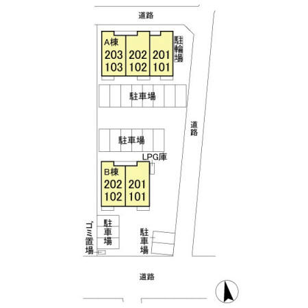 Cerejeira（セレシェイラ）Aの区画図