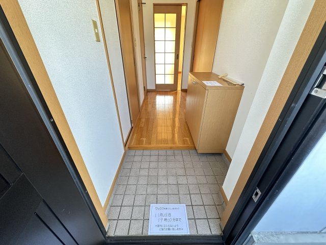 光陽ハイツⅢの玄関