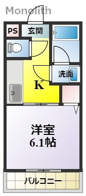 OBELISK,Kの間取り