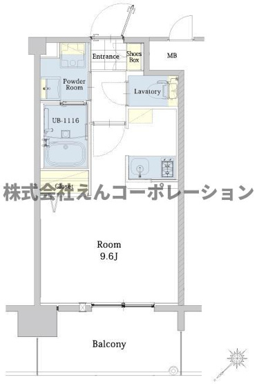 【間取り】 | エンクレスト博多駅東Ⅱ