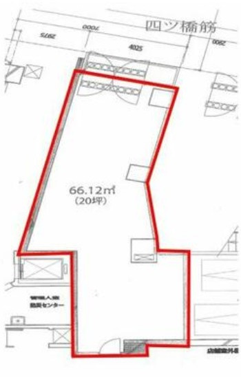 アルカディーナ京町堀の地図