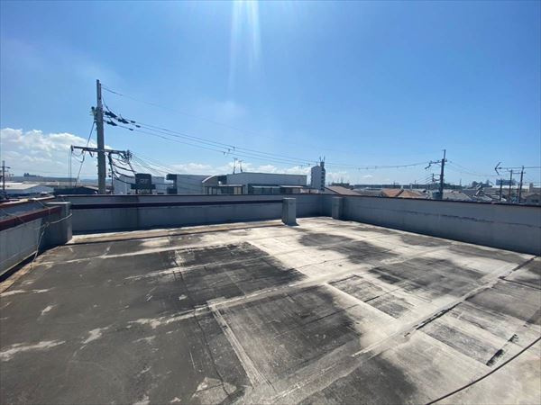和歌山市中　店舗付住宅のその他|屋上