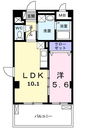 アウリ藤が丘の間取り|間取図