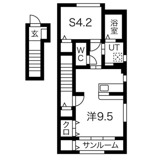 【間取り】 | stone river station A