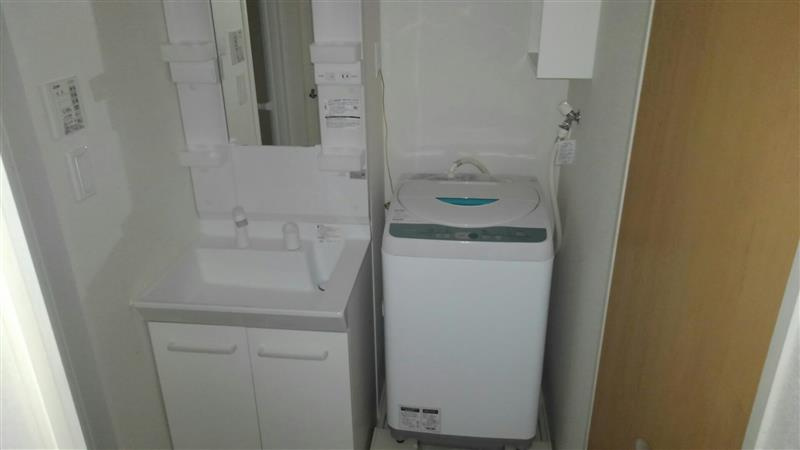 クレイノやなぎ荘の独立洗面台