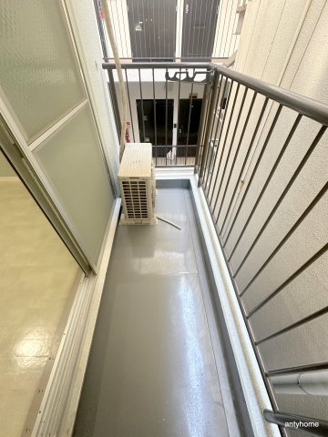 銀玉ハイツ　仲介手数料無料のバルコニー