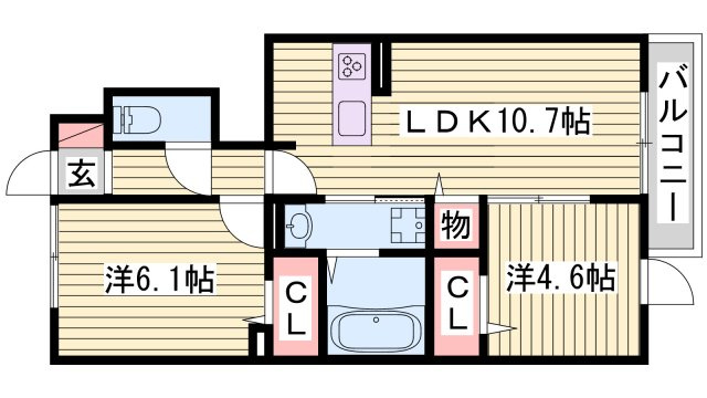 ルートサンヨウの間取り