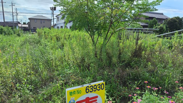 ６３９３０　羽島市正木町曲利土地の外観