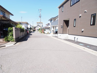 【前面道路含む現地写真】 | Cradle garden　丸子第５　１号棟