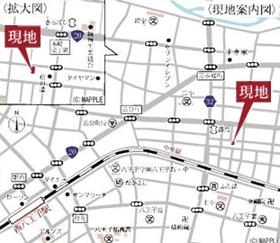 祝：成約済み　八王子市　小門町　新築戸建て　１期　の地図|～仲介手数料無料☆八王子ひなた不動産～八王子市小門町　新築戸建て
