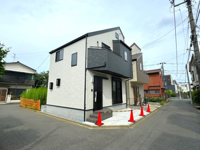 松戸市古ヶ崎新築戸建の外観|完成済み内覧可能です！
