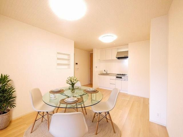 アルカンシエル・ベルⅡの居間・リビング|CGで家具等を配置したもので家具等は含まれません