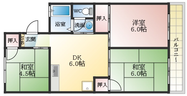 【間取り】 | セジュールナカノ