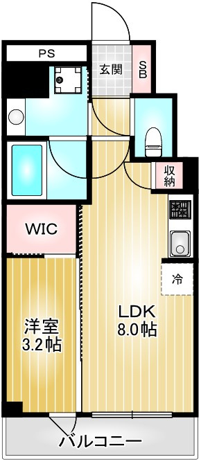 プレサンスロジェ大須白川公園｜名古屋市の賃貸ならMy賃貸の間取り|プレサンスロジェ大須白川公園