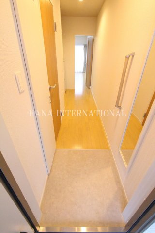 クレイノあかつきの玄関