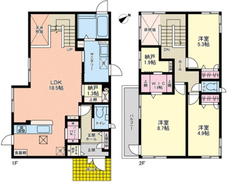 【間取り】 | 三春町上舞木福内中古一戸建て