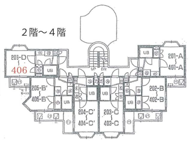【間取り】 | スカイコート矢部第二