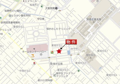 【地図】 | 鈴鹿市東旭が丘2丁目 | 広域Map