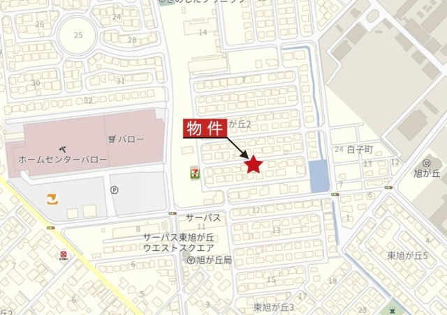 鈴鹿市東旭が丘2丁目の地図|詳細Map