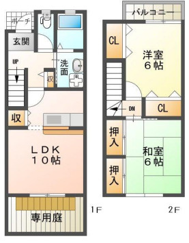 Tハイツの間取り