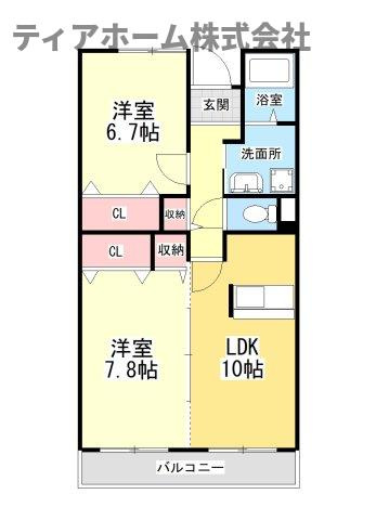 サニーコートほんまちの間取り