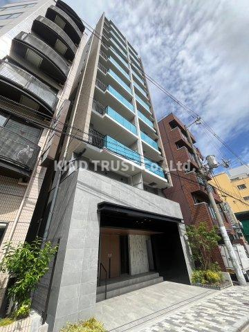 ソルティア天神橋一丁目の外観|外観は落ち着いています