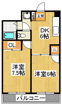 グランデュール本郷の間取り