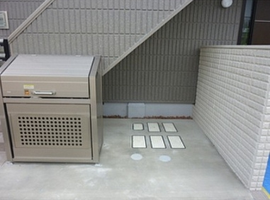 【その他共用部分】 | ガーデンヒルズ | 敷地内ごみ置き場。