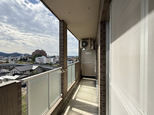 高そねマンションのバルコニー