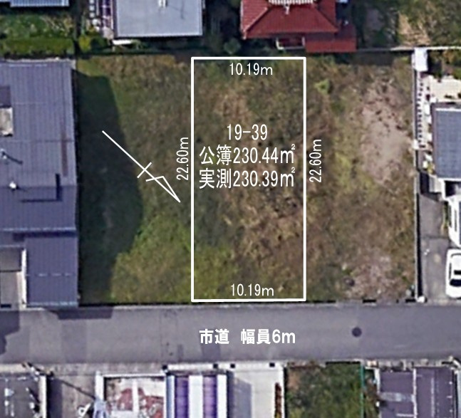 新潟市東区太平4丁目19-39　売地の画像