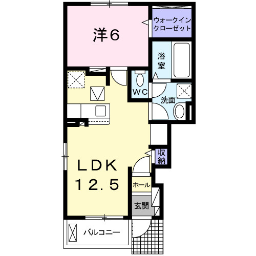 サンライズＭⅡの間取り|間取図