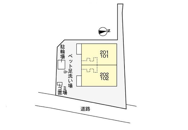 サンライズＭⅡの駐車場|駐車場