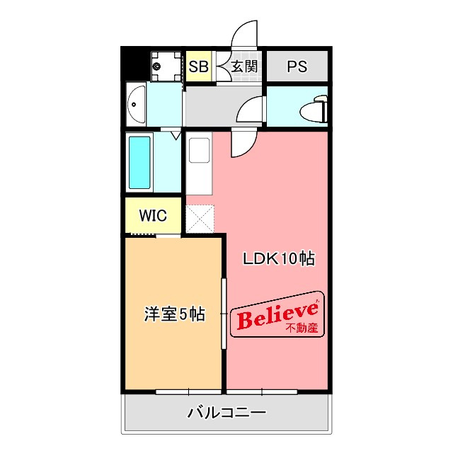 カーサヴェルデ宮ノ陣の間取り|使い勝手の良い間取りです♪