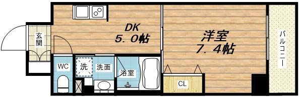 【間取り】 | ボヌール梅田