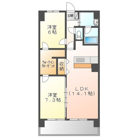 アウルスタイル森下町の間取り