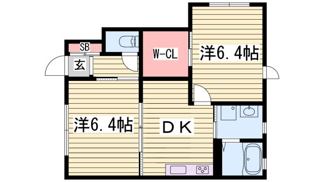 ラ・シャンスの間取り