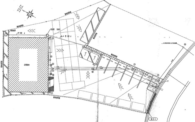 大将軍１丁目ビル（仮称）の地図