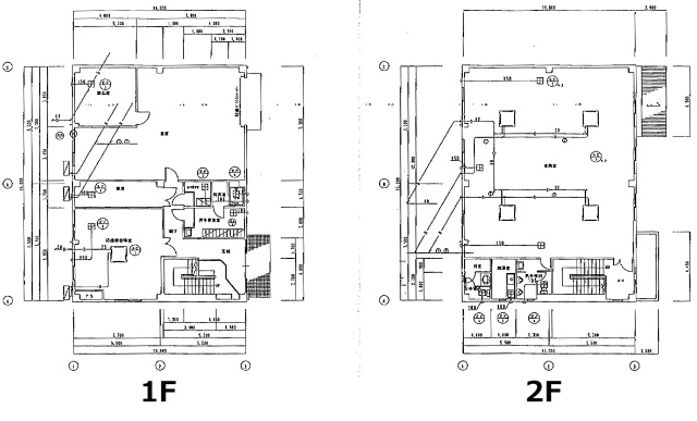 大将軍１丁目ビル（仮称）の区画図