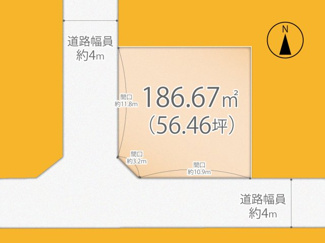 【土地図】 | 宇治市広野町桐生谷　売土地