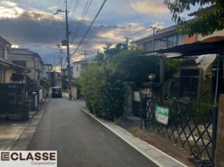 【前面道路含む現地写真】 | 宇治市広野町桐生谷　売土地