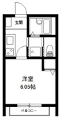 洋室のお部屋です。