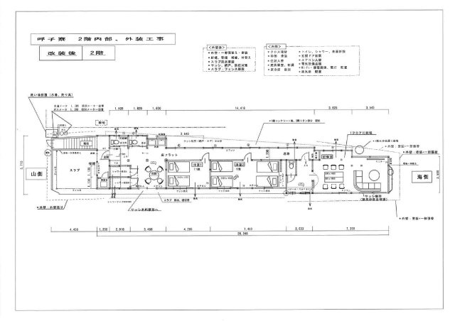 呼子貸家の区画図